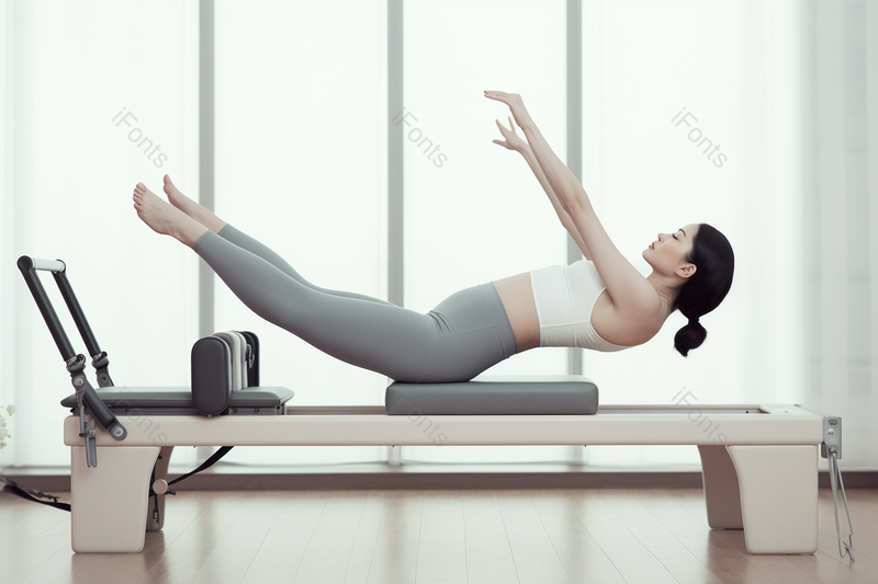 晴天女性女人室内器械瑜伽运动健身热身减肥训练,高清,摄影图,摄影图片,图片大全,摄影图免费下载
